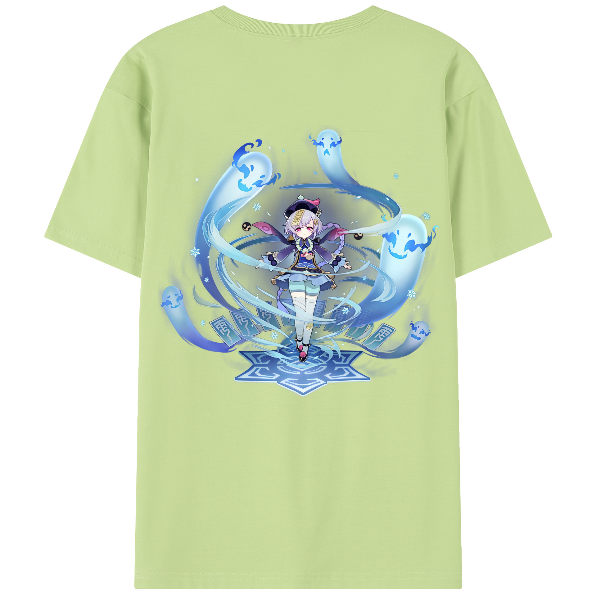 げんし神 七七 なな  genshin Nana 綿100％半袖Tシャツ（背面プリント）
